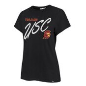 USC Trojans Women's 47' Black Turf Side Franklin T-Shirt
